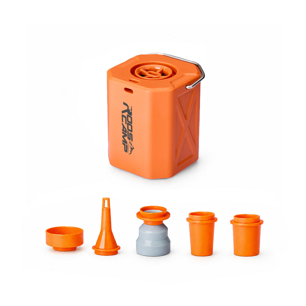 RoosCamp Air Master Cube | Ultra-Portable Mini Air Pump & Lantern