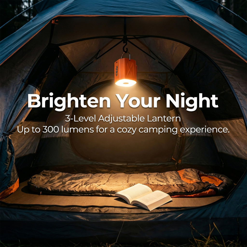 RoosCamp Air Master Cube | Ultra-Portable Mini Air Pump & Lantern