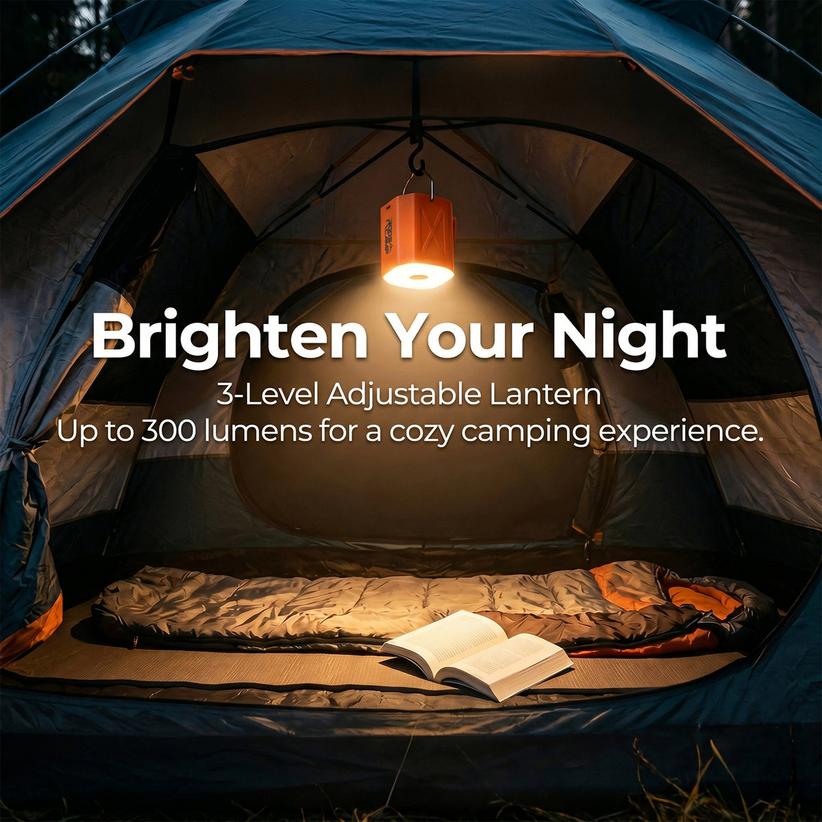 RoosCamp Air Master Cube | Ultra-Portable Mini Air Pump & Lantern