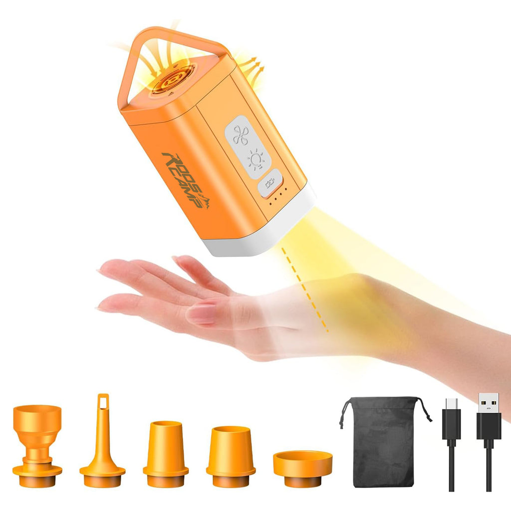 RoosCamp Air Master Nano 2 ultralight camping pump - front view