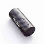 RoosCamp Air Master X Jet Bike Pump in carbon fibre finish shown from an angled front view