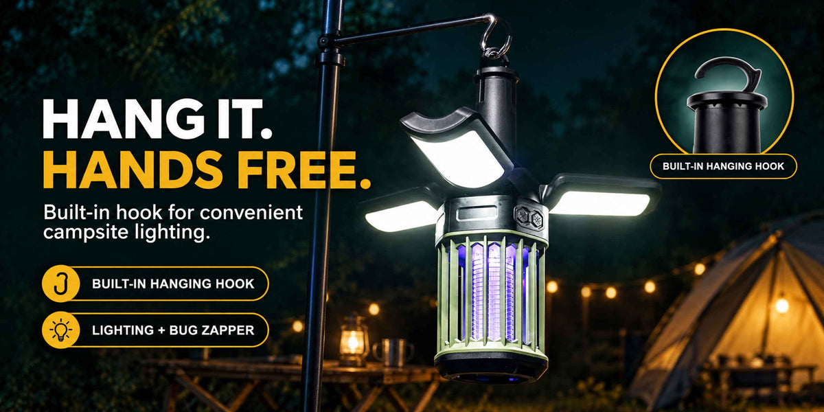 Versatile Design: One Compact Light, Four Ways to Use