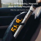 RoosCamp RoosLight Nano compact 588g camping light stored in bag with magnetic base detail
