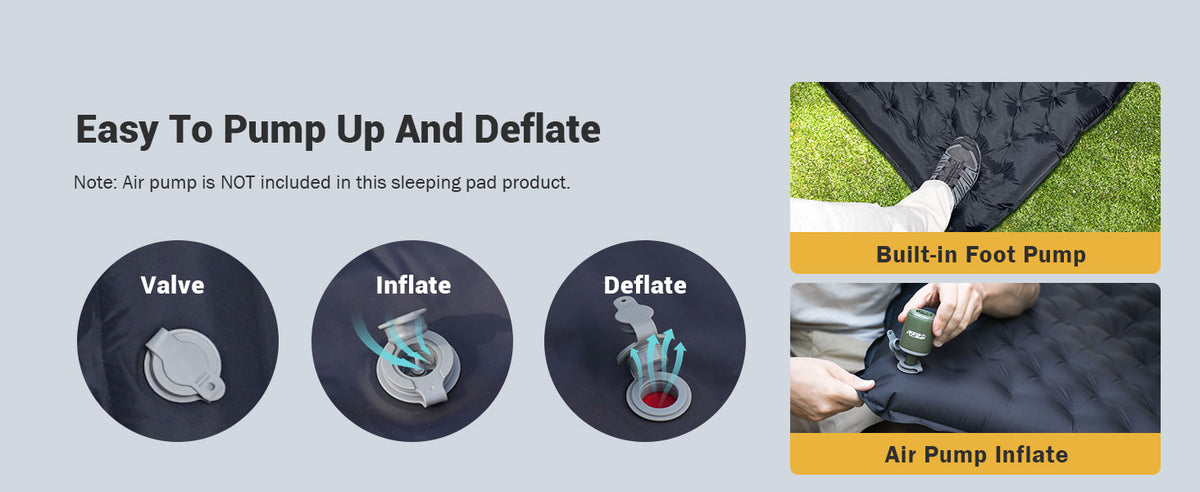 Effortless Inflation & Quick Deflation – Two Ways to Inflate